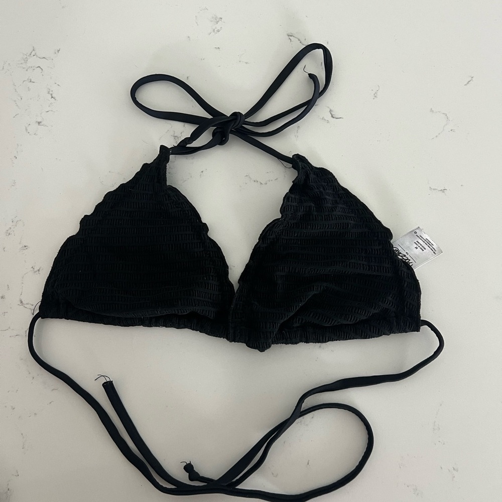 Black Triangle Bikini Top